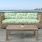 Atlantis - Aqua & Teal,Green Tropical & Botanical Upholstery Fabric 54 Inches"